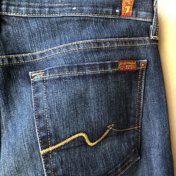 7 FOR ALL MANKIND WOMENS BOOTCT JEANS SIZE 31 - Picture 3 of 5